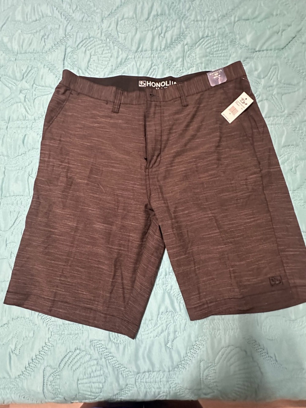 Honolua Men's Grey Performance Stretch Shorts